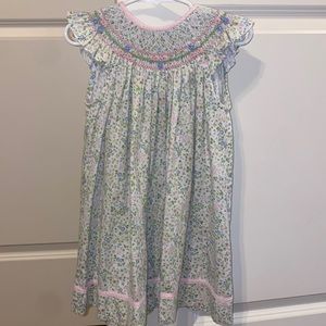 Floral smocked dress